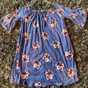 Off the shoulder floral dress